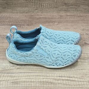 Merrell Jungle Glove Women's Size 6 Eggshell Blue Slip-On Shoes (J61454)